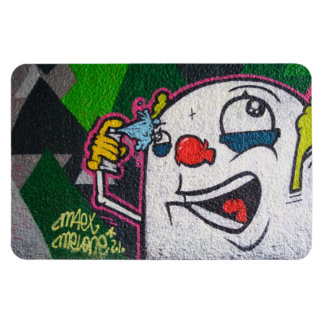 Weißer Clown Magnet