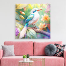 Weißer Crew Aquamariner Wing Fantasy Bird