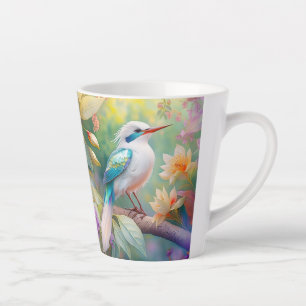 Weißer Crew Aquamariner Wing Fantasy Bird Milchtasse