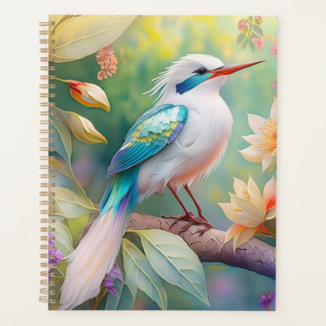 Weißer Crew Aquamariner Wing Fantasy Bird Planer (Vorderseite)