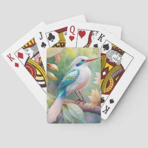 Weißer Crew Aquamariner Wing Fantasy Bird Spielkarten