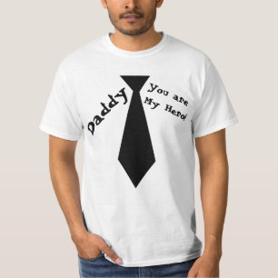 Weißer Daddy, du bist mein Held, Vatertag T-Shirt