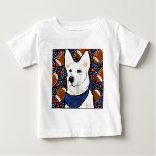 Weisser Deutscher Schäferhund Baby T-shirt