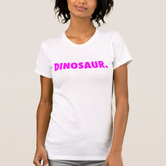 Weißer "Dinosaurier." Trägershirt mit Logo T-Shirt
