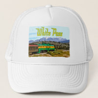Weißer Durchlauf-Hut