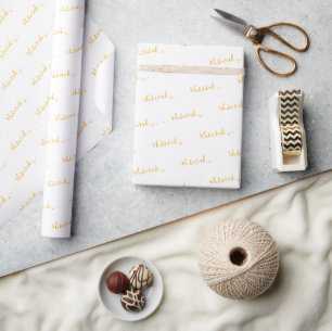 Weißer Eid Mubarak Schriftzug Muslim Geschenkpapier