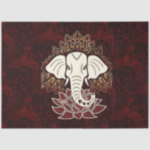 Weißer Elefant - ein Gewebepapier