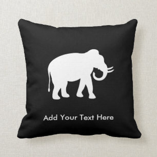 Weißer Elefant-Geschenk-Austausch-Party Kissen