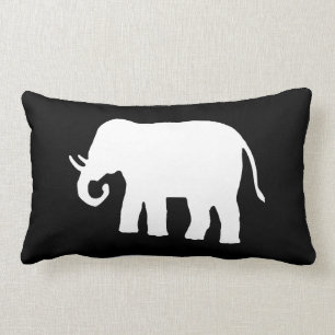 Weißer Elefant Lendenkissen