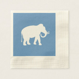 Weißer Elefant Serviette