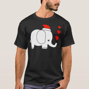 Weißer Elefant Weihnachten T-Shirt