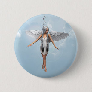 Weißer Engel Button