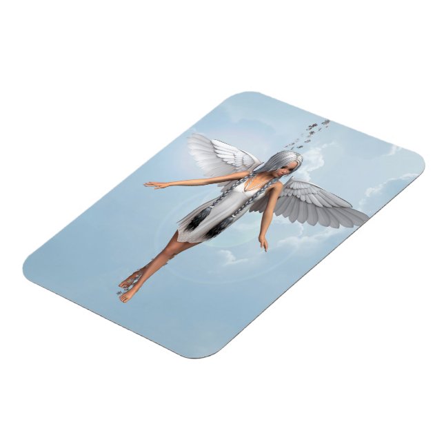 Weißer Engel Magnet (Linke Seite)