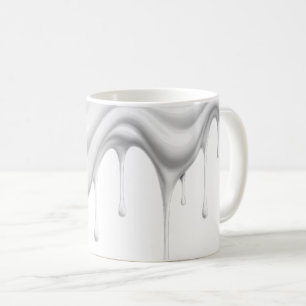 Weißer Farbgang. Kaffeetasse