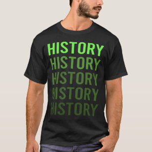 Weißer Farbverlauf Geschichte T-Shirt
