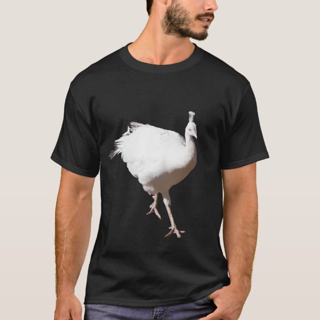 Weißer Fasan Hemd T-Shirt (Vorderseite)