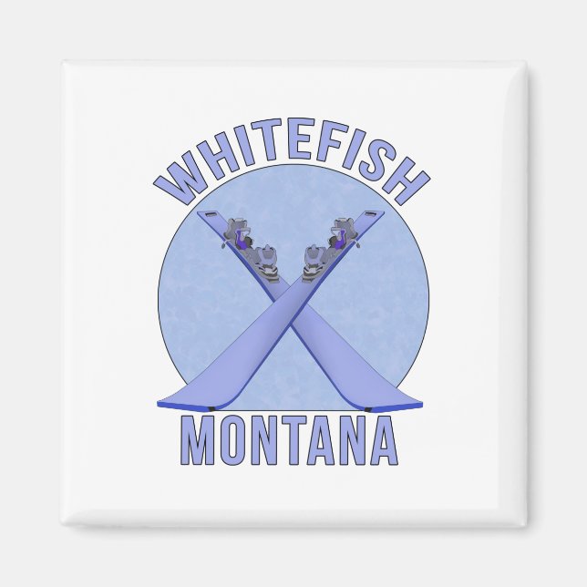 Weißer Fisch, Montana Magnet (Vorne)