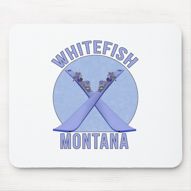 Weißer Fisch, Montana Mousepad (Vorne)