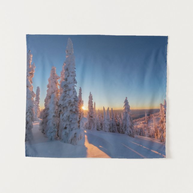 Weißer Fisch, Montana Wandteppich (Vorderseite (Horizontal))