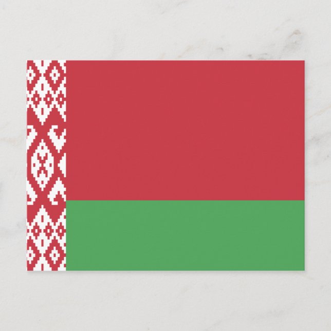 Weißer Flag Postkarte (Vorderseite)