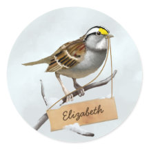 Weißer gedrehter Sparrow-Name