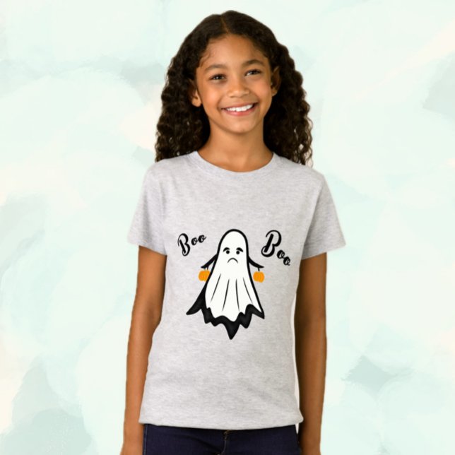 Weißer Geist mit Kürbis T-Shirt (Von Creator hochgeladen)