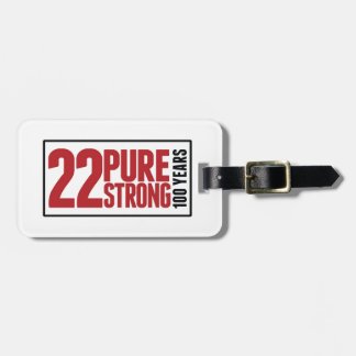 Weißer Gepäckanhänger