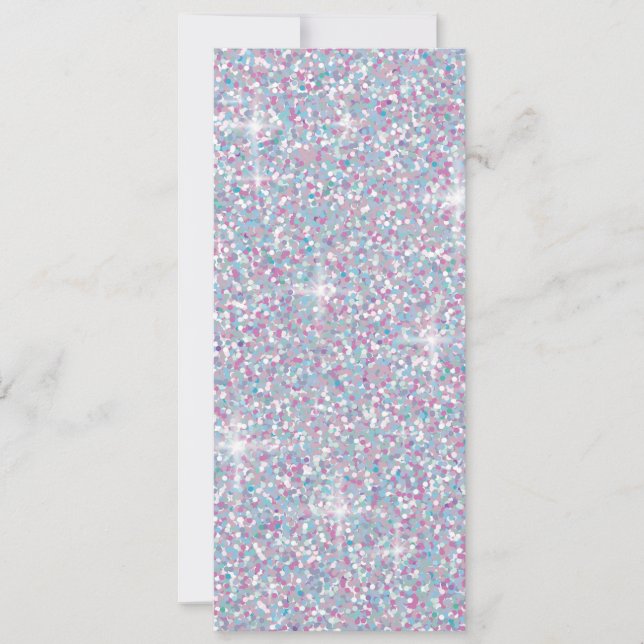 Weißer Glitzer (Vorderseite)