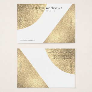 Weißer Glitzer Geo Herzklopfen Display