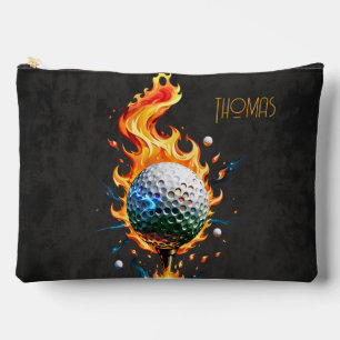 Weißer Golfball Zubehörtasche