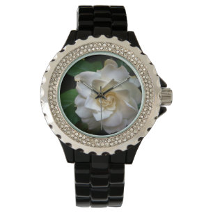 Weißer Grödner Armbanduhr