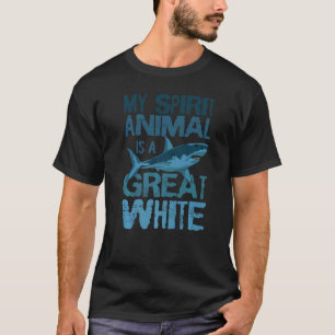 Weißer Hai Größter Raubfisch Mein Geist  T-Shirt
