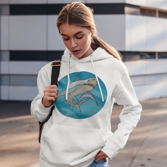 Weißer Hai Hoodie (Von Creator hochgeladen)