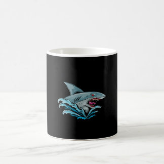 Weißer Hai Kaffeetasse