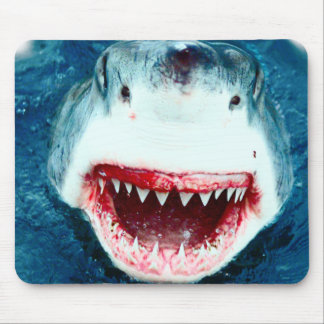 Weißer Hai Mousepad