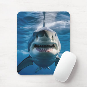 Weißer Hai Mousepad