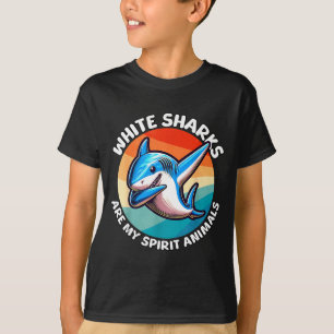 Weißer Hai Srit Tier T-Shirt