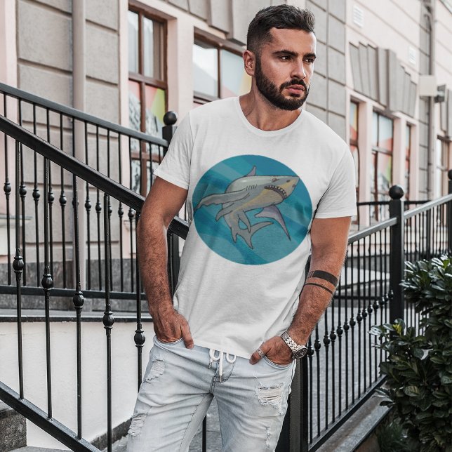 Weißer Hai T-Shirt (Von Creator hochgeladen)