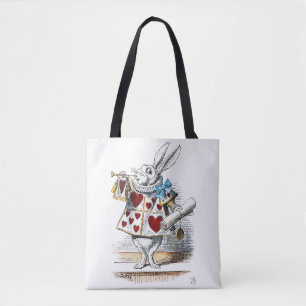 Weißer Hase Alice Wunderland Hase der Herzen