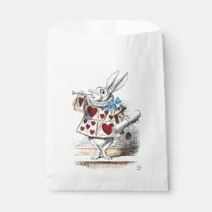 Weißer Hase Alice Wunderland Hase der Herzen Geschenktütchen