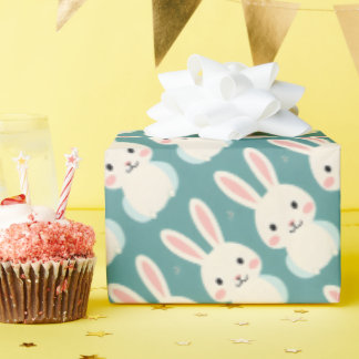 Weißer Hase Geschenkpapier