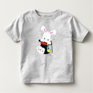 Weißer Hase, Kaninchen, Zaubertrick, Zauberstab, H Kleinkind T-shirt