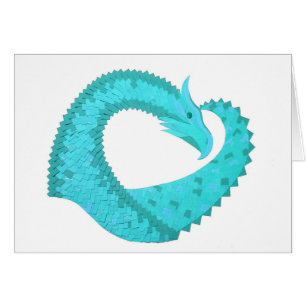 Weißer Herzdrache