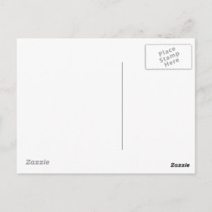 Weißer Hintergrund auf der Postkarte