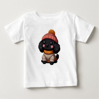 weißer Hintergrund gepflegter Sticker Emoji niedli Baby T-shirt