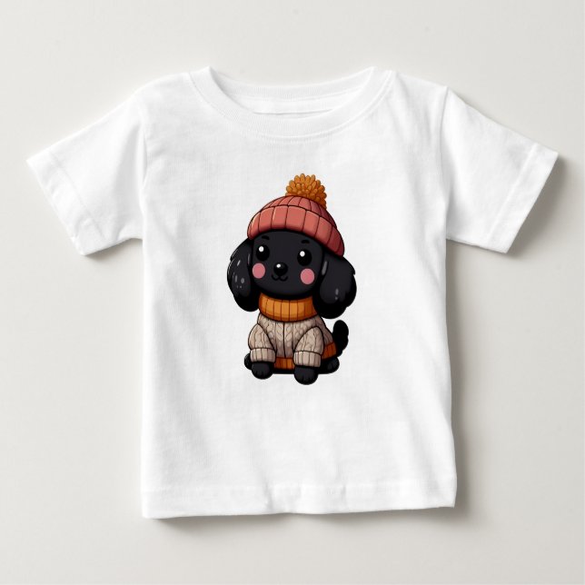 weißer Hintergrund gepflegter Sticker Emoji niedli Baby T-shirt (Vorderseite)