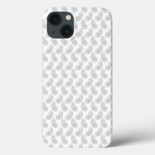 weißer Hintergrund mit einem Muster in der Mitte Case-Mate iPhone Hülle