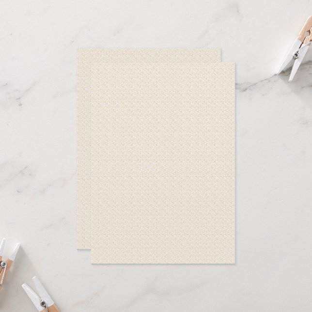 weißer Hintergrund mit einem Muster kleiner Punkte Einladung (Vorderseite/Rückseite Beispiel)