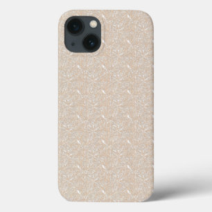 weißer Hintergrund mit einem Muster von Blätter Case-Mate iPhone Hülle