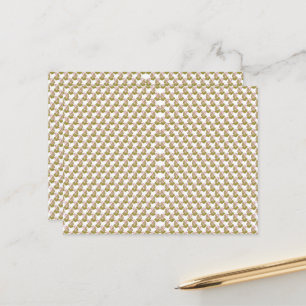 weißer Hintergrund mit grünen Blätter Postkarte